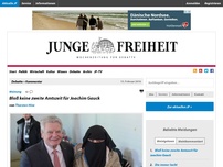 Bild zum Artikel: Bloß keine zweite Amtszeit für Joachim Gauck