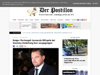 Bild zum Artikel: Ewiger Pechvogel: Leonardo DiCaprio bei Grammy-Verleihung leer ausgegangen