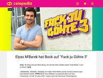 Bild zum Artikel: Elyas M'Barek hat Bock auf 'Fack ju Göhte 3'