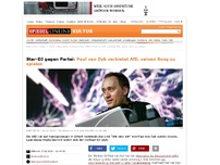 Bild zum Artikel: Star-DJ gegen Partei: Paul van Dyk verbietet AfD, seinen Song zu spielen