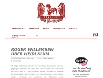 Bild zum Artikel: Roger Willemsen über Heidi Klum