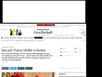 Bild zum Artikel: Sodomiten scheitern mit Klage gegen Verbot von Sex mit Tieren