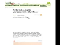 Bild zum Artikel: Mettbrötchenring für unwiderstehliche Wurstfinger