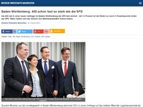 Bild zum Artikel: Baden-Württemberg: AfD schon fast so stark wie die SPD