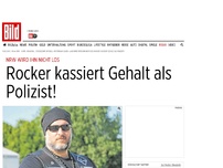 Bild zum Artikel: NRW wird ihn nicht los - Rocker kassiert Gehalt als Polizist!