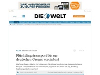 Bild zum Artikel: Westbalkan-Länder: Flüchtlingstransport bis zur deutschen Grenze vereinbart