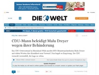 Bild zum Artikel: Wahlkampf: CDU-Mann beleidigt Malu Dreyer wegen ihrer Behinderung