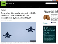 Bild zum Artikel: Deutscher General widerspricht BILD und lobt Zusammenarbeit mit Russland im syrischen Luftraum