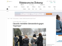 Bild zum Artikel: Clausnitz: Heimleiter demonstrierte gegen 'Asylchaos'