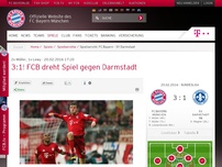 Bild zum Artikel: 2x Müller, 1x Lewy:3:1! FCB dreht Spiel gegen Darmstadt