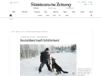 Bild zum Artikel: Die Deutschen kaufen Schäferhund - und das tun sie nicht ohne Grund