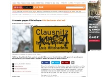 Bild zum Artikel: Proteste gegen Flüchtlinge: Die Barbaren sind wir