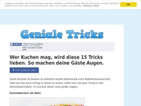 Bild zum Artikel: Wer Kuchen mag, wird diese 15 Tricks lieben. So machen deine Gäste Augen.