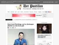 Bild zum Artikel: Mann hasst Flüchtlinge, weil es ihretwegen plötzlich so viele Nazis gibt