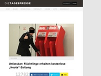 Bild zum Artikel: Unfassbar: Flüchtlinge erhalten kostenlose „Heute“-Zeitung