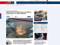 Bild zum Artikel: Neue Enthüllungen von Wikileaks - US-Geheimdienst NSA belauschte Merkel umfassender, als bisher bekannt