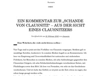 Bild zum Artikel: Ein Kommentar zur „Schande von Clausnitz“ – aus der Sicht eines Clausnitzers