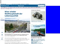Bild zum Artikel: Wien wieder Welthauptstadt der Lebensqualität
