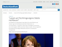 Bild zum Artikel: Deutschlandfunk | Interview | 'Lassen wir Flüchtlinge eigene Städte nachbauen'