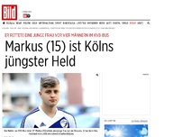Bild zum Artikel: Allein gegen drei - Markus (15) ist Kölns jüngster Held