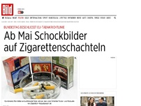 Bild zum Artikel: EU-Tabakrichtlinie - Ab Mai Schockbilder auf Zigarettenpackungen