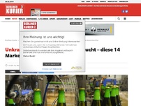 Bild zum Artikel: Deutsches Bier verseucht – diese 14 Marken sind betroffen