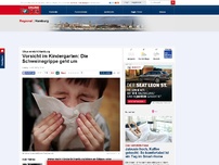Bild zum Artikel: Virus erreicht Hamburg - Vorsicht im Kindergarten: Die Schweinegrippe geht um