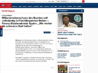 Bild zum Artikel: FOCUS 09/2016 - Milliardenüberschuss des Bundes soll vollständig in Flüchtlingskrise fließen – Finanz-Staatssekretär Spahn: „Wir wollen die schwarze Null halten“