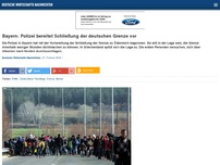 Bild zum Artikel: Bayern: Polizei bereitet Schließung der deutschen Grenze vor