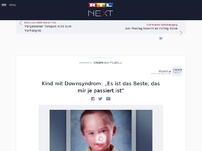 Bild zum Artikel: Kind mit Downsyndrom: „Es ist das Beste, das mir je passiert ist“