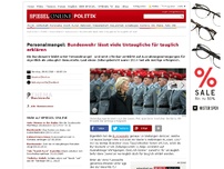 Bild zum Artikel: Personalmangel: Bundeswehr lässt viele Untaugliche für tauglich erklären