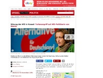 Bild zum Artikel: Sitzung der AfD in Kassel: Tortenangriff auf AfD-Politikerin von Storch