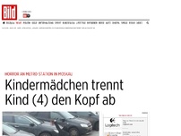 Bild zum Artikel: Horror in Moskau - Kindermädchen trennt Kind den Kopf ab