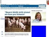 Bild zum Artikel: 'Bauern bleibt nicht einmal ein Euro pro Schwein'