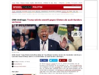 Bild zum Artikel: CNN-Umfrage: Trump würde sowohl gegen Clinton als auch Sanders verlieren