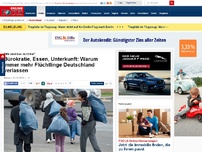 Bild zum Artikel: 'Wir sind hier nicht frei' - Bürokratie, Essen, Unterkunft: Warum immer mehr Flüchtlinge Deutschland verlassen
