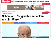 Bild zum Artikel: Loblied auf Flüchtlinge: Schönborn: 'Migranten schenken uns ihr Wissen'