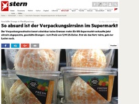 Bild zum Artikel: Geschälte Orange in Plastikpackung: So absurd ist der Verpackungsirrsinn im Supermarkt