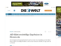 Bild zum Artikel: Kommunalwahl: AfD fährt zweistellige Ergebnisse in Hessen ein