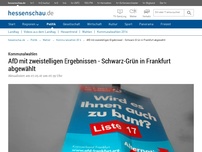 Bild zum Artikel: AfD mit zweistelligen Ergebnissen - Schwarz-Grün in Frankfurt abgewählt