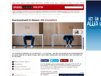 Bild zum Artikel: Kommunalwahl in Hessen: AfD triumphiert, etablierte Parteien betrübt
