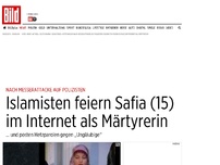 Bild zum Artikel: Nach Messerattacke - Islamisten feiern Safia (15) als Märtyrerin