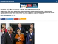 Bild zum Artikel: Slowenien folgt Merkel nicht und schließt Grenze für alle Flüchtlinge