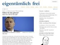 Bild zum Artikel: Rede von Orbán zur neuen Völkerwanderung: Haben Sie das gelesen?