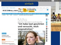 Bild zum Artikel: Junge Frau in Grevenbroich sexuell angegriffen - 'Ich habe laut geschrien und versucht, mich wegzudrehen'