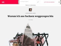 Bild zum Artikel: Warum ich aus Sachsen weggezogen bin