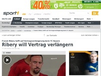 Bild zum Artikel: Ribery will Vertrag verlängern