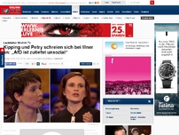 Bild zum Artikel: Lautstarker Streit im TV - Kipping und Petry schreien sich bei Illner an: „AfD ist zutiefst unsozial“