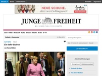 Bild zum Artikel: Ein tiefer Graben