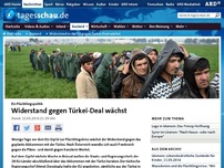 Bild zum Artikel: Widerstand in der EU gegen Türkei-Deal wächst